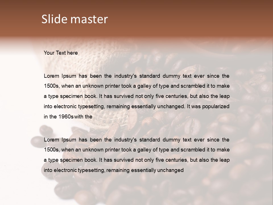 Element White Horizontal PowerPoint Template