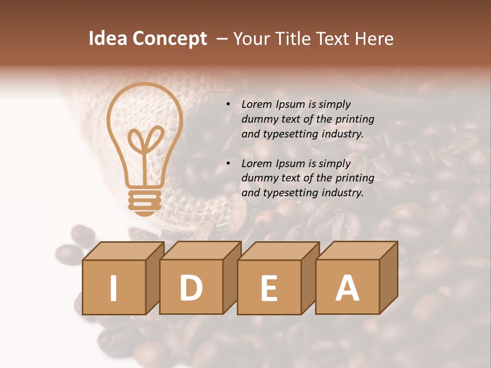 Element White Horizontal PowerPoint Template