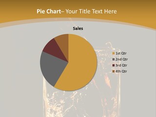 Orange Rocks Object PowerPoint Template