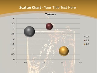 Orange Rocks Object PowerPoint Template