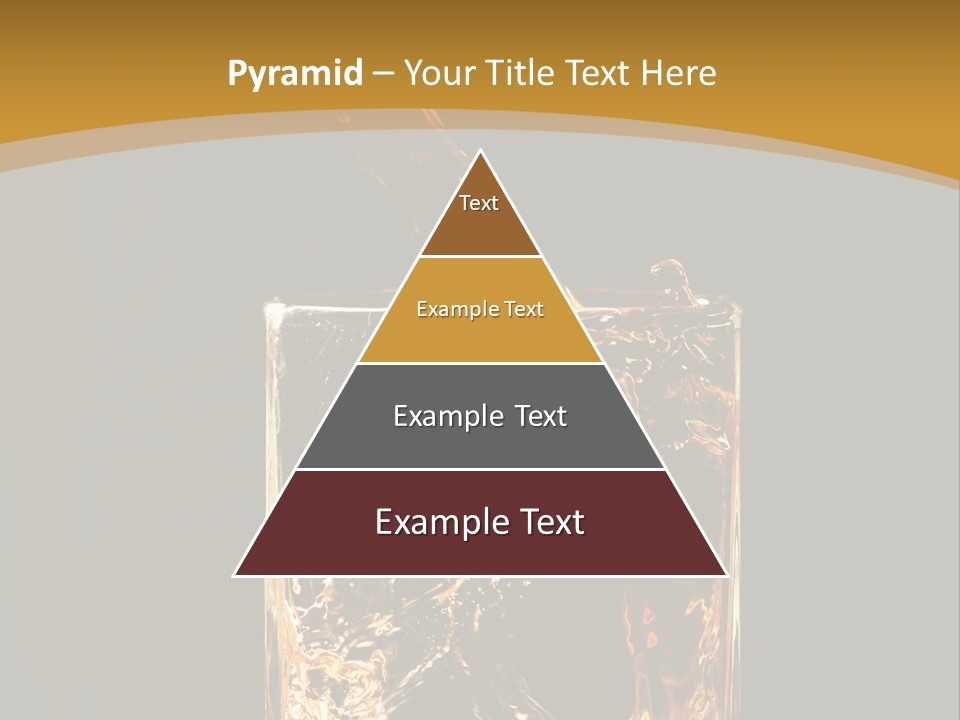 Orange Rocks Object PowerPoint Template