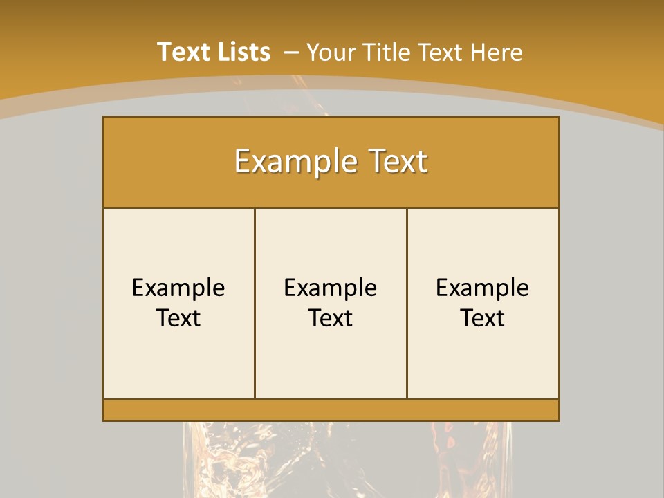 Orange Rocks Object PowerPoint Template