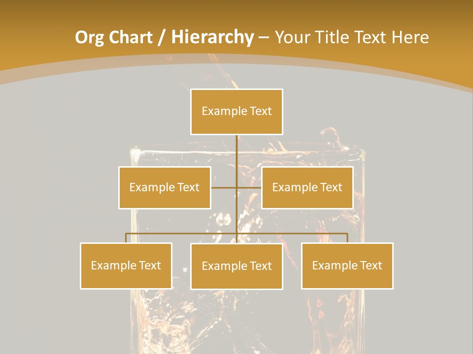 Orange Rocks Object PowerPoint Template