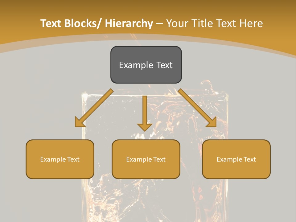 Orange Rocks Object PowerPoint Template