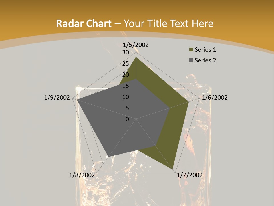Orange Rocks Object PowerPoint Template
