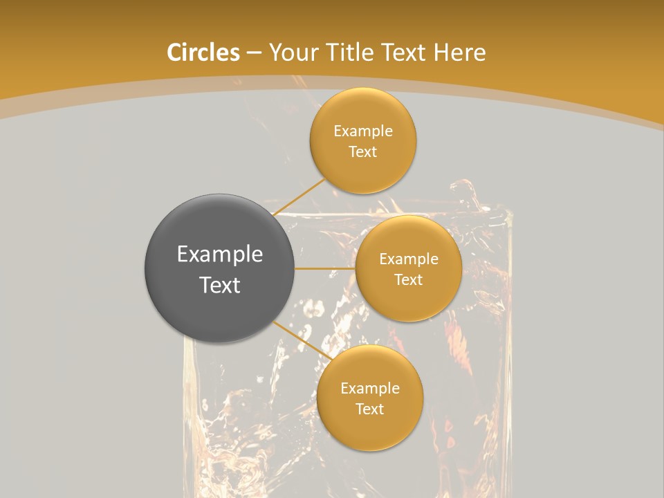 Orange Rocks Object PowerPoint Template