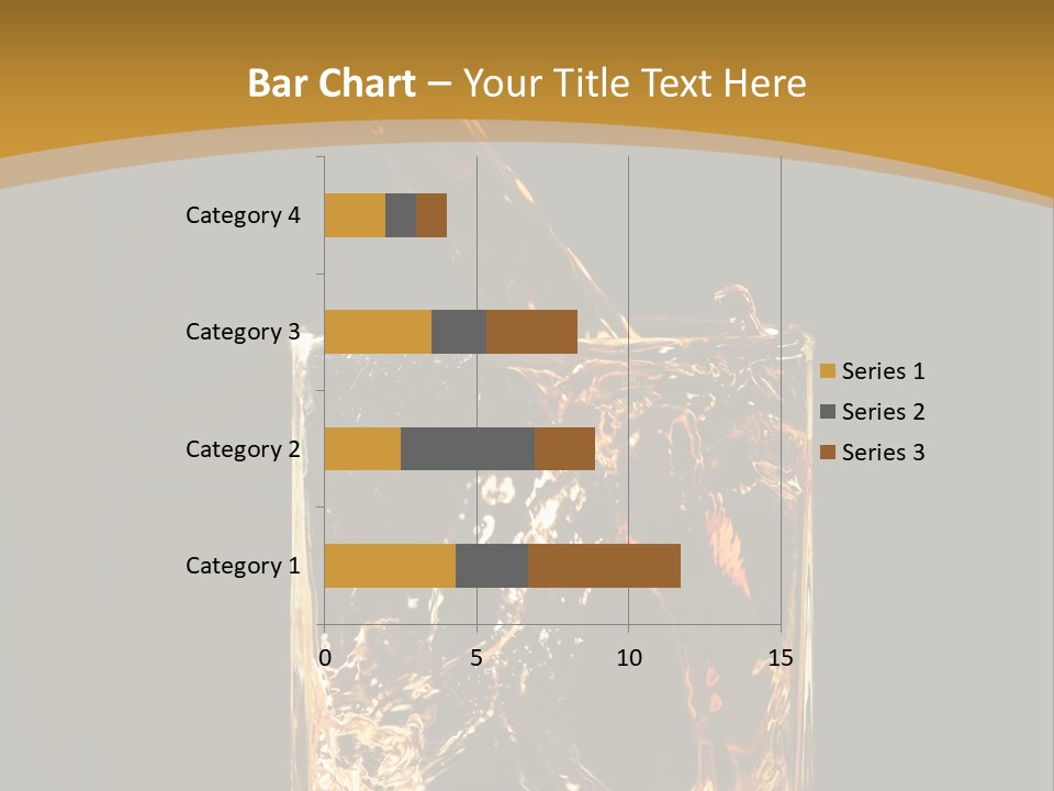 Orange Rocks Object PowerPoint Template