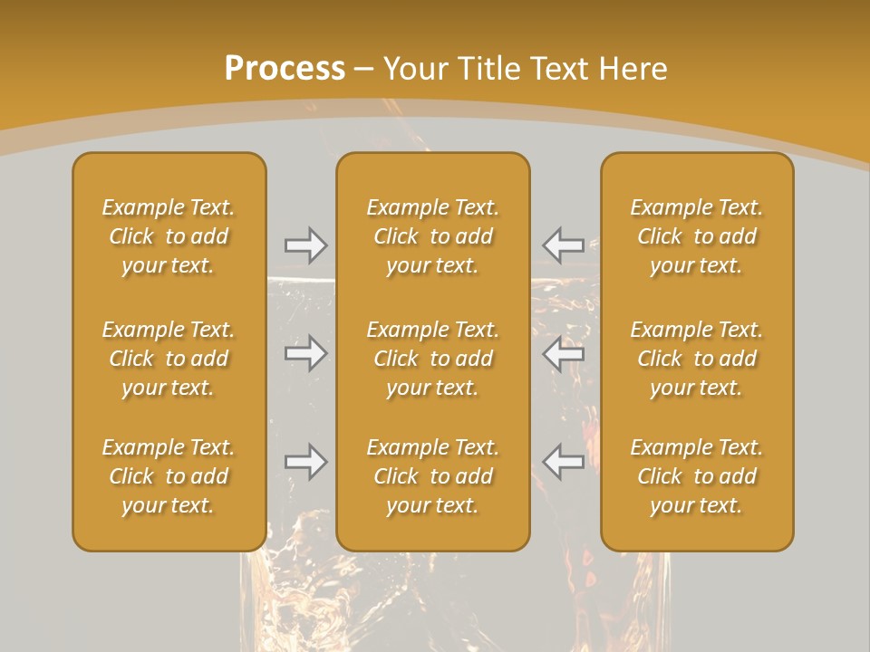 Orange Rocks Object PowerPoint Template