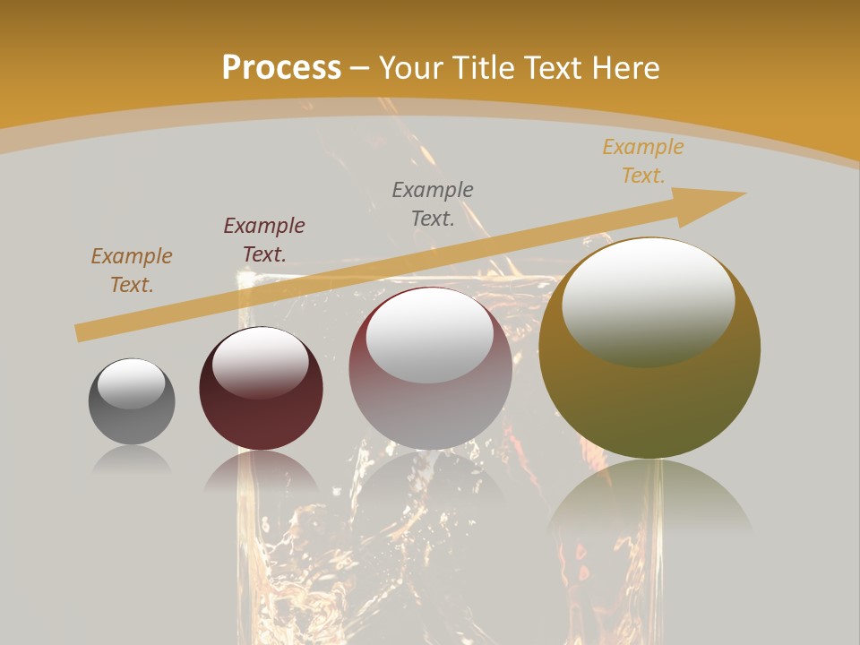 Orange Rocks Object PowerPoint Template