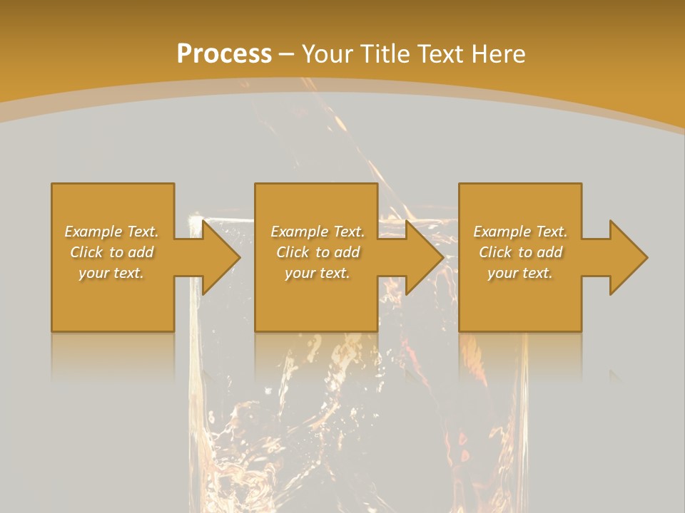 Orange Rocks Object PowerPoint Template