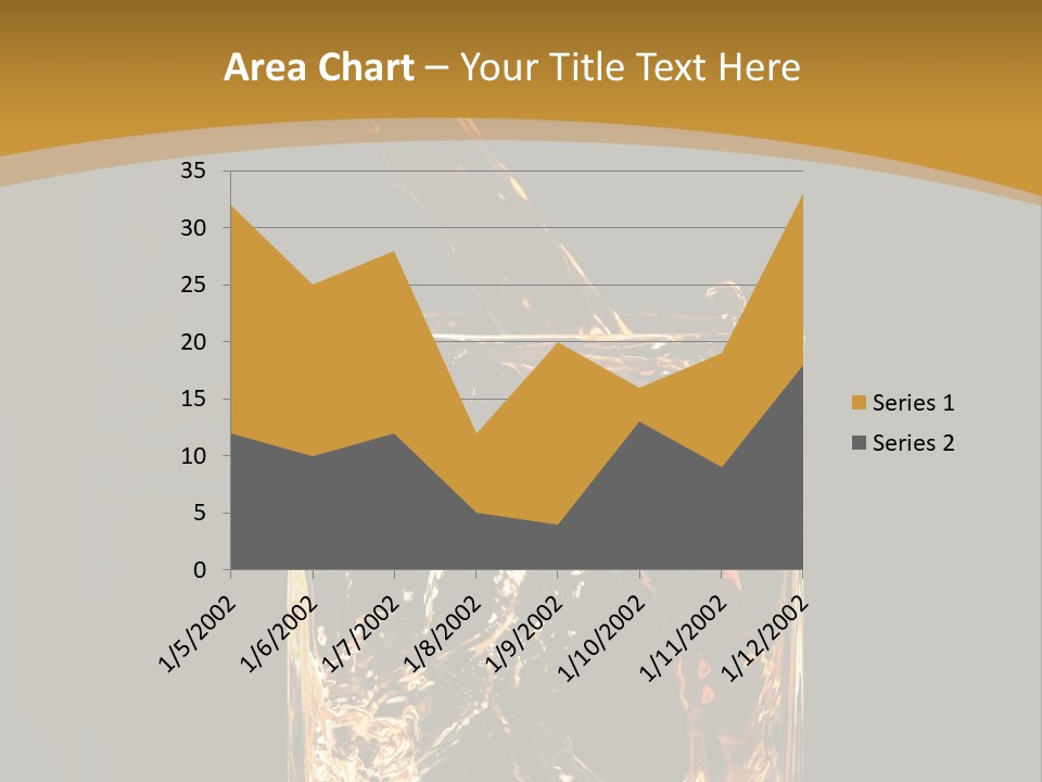 Orange Rocks Object PowerPoint Template
