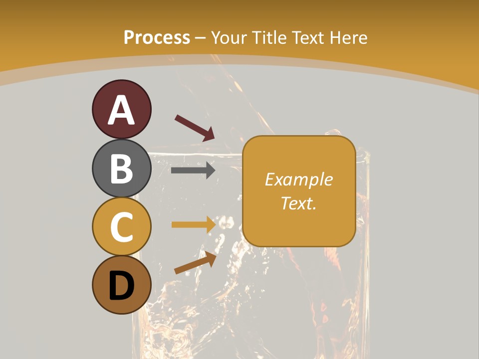 Orange Rocks Object PowerPoint Template
