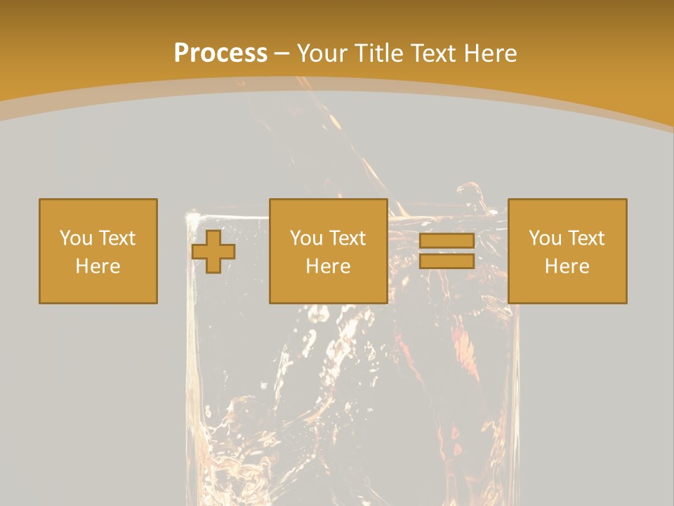 Orange Rocks Object PowerPoint Template