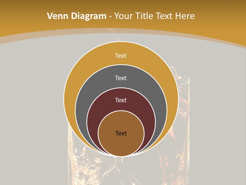 Orange Rocks Object PowerPoint Template