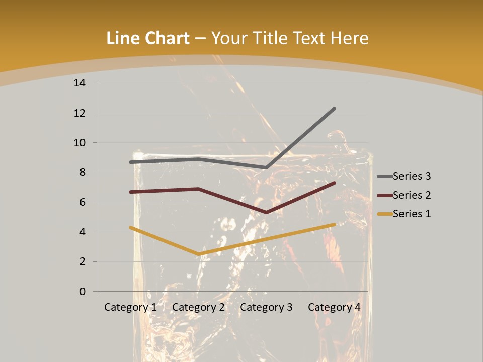 Orange Rocks Object PowerPoint Template