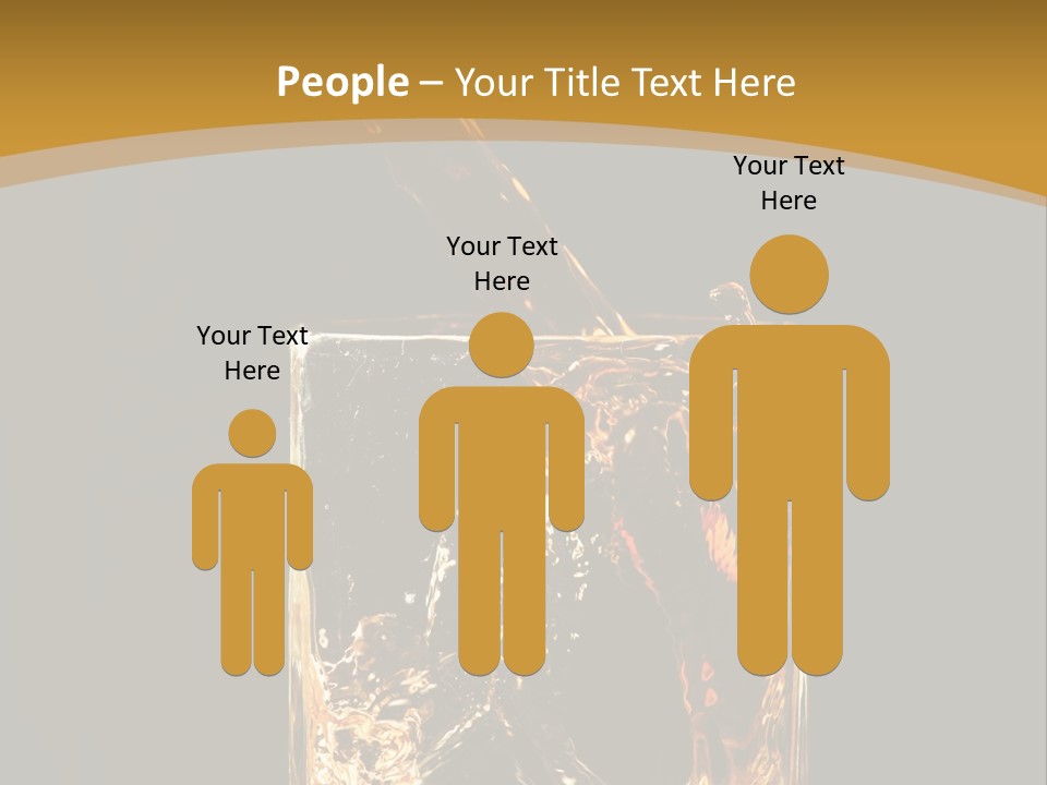 Orange Rocks Object PowerPoint Template