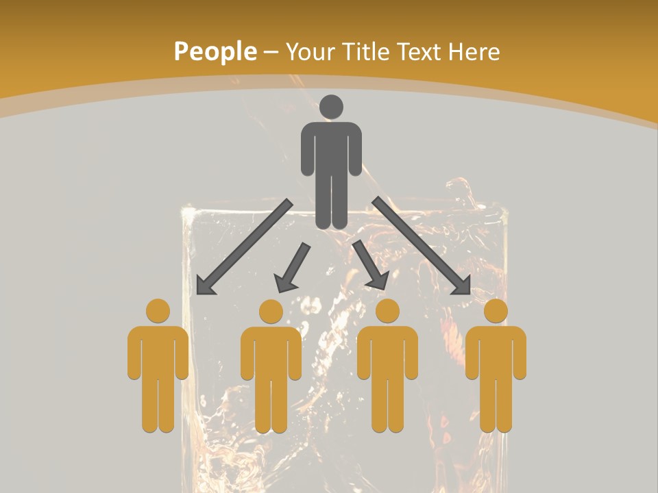 Orange Rocks Object PowerPoint Template