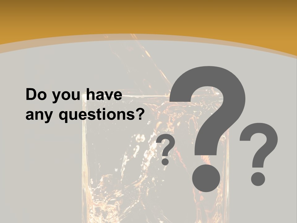 Orange Rocks Object PowerPoint Template