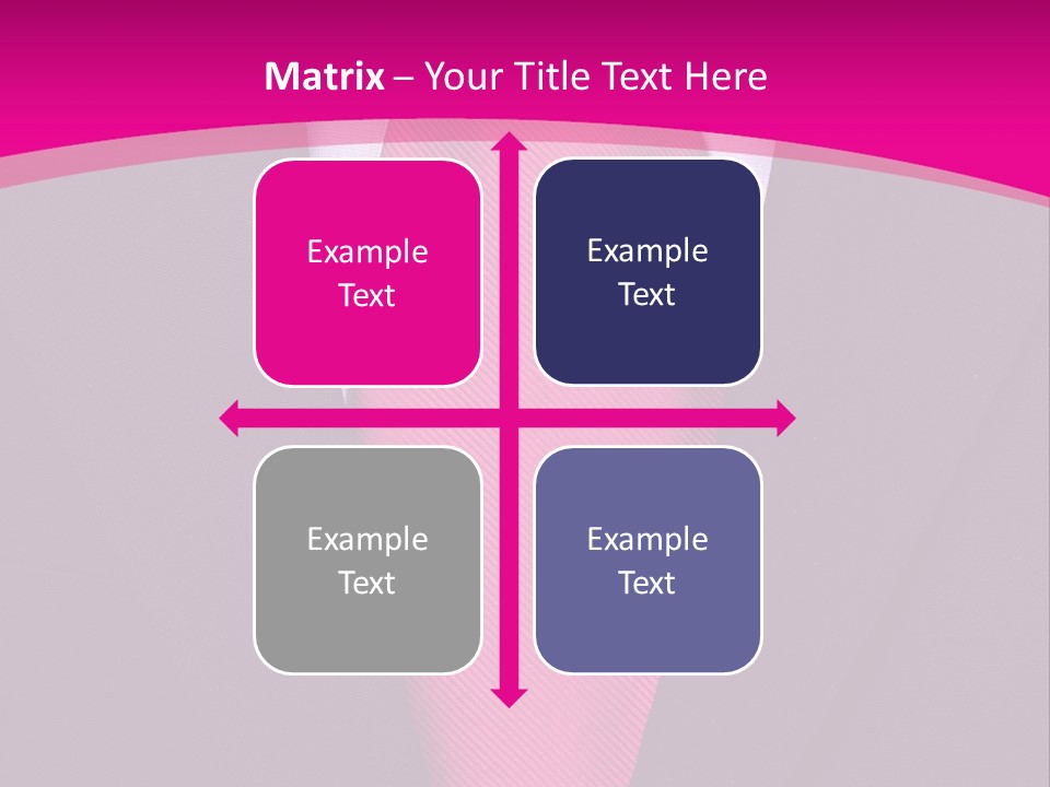 Necktie Pink PowerPoint Template