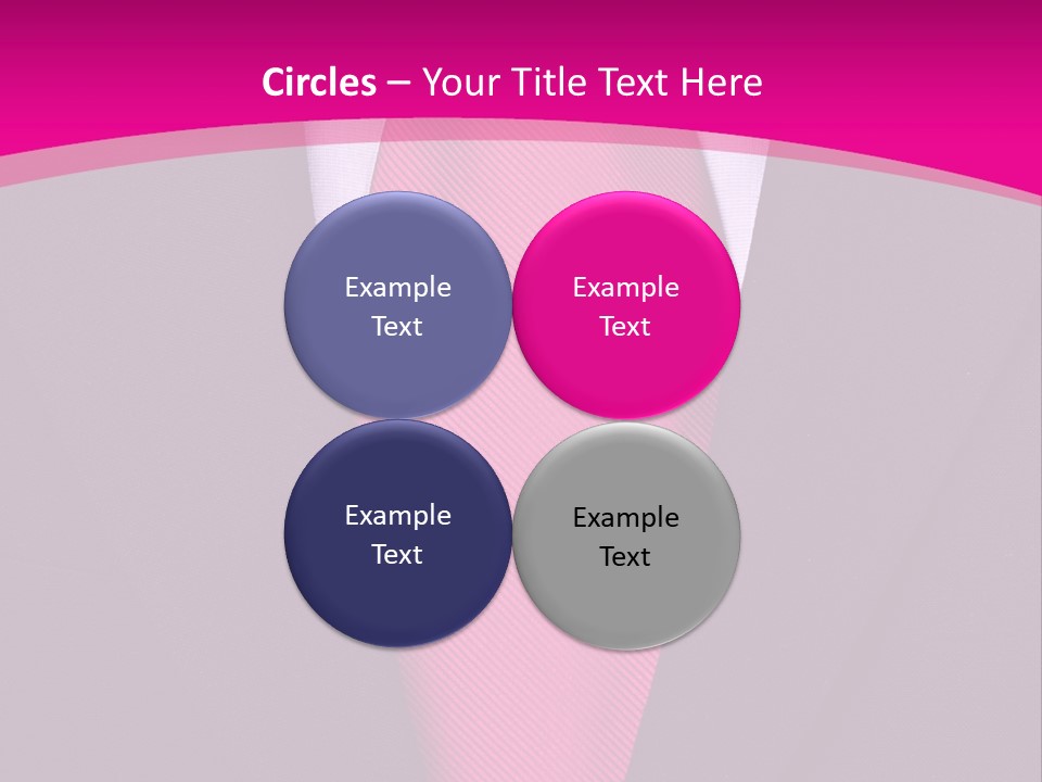 Necktie Pink PowerPoint Template