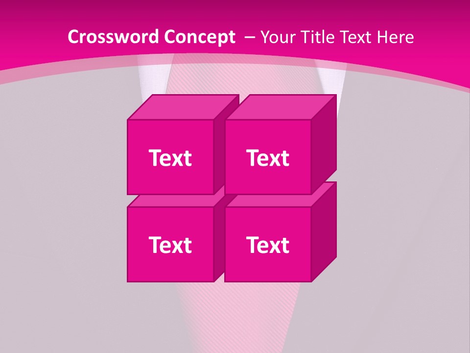 Necktie Pink PowerPoint Template
