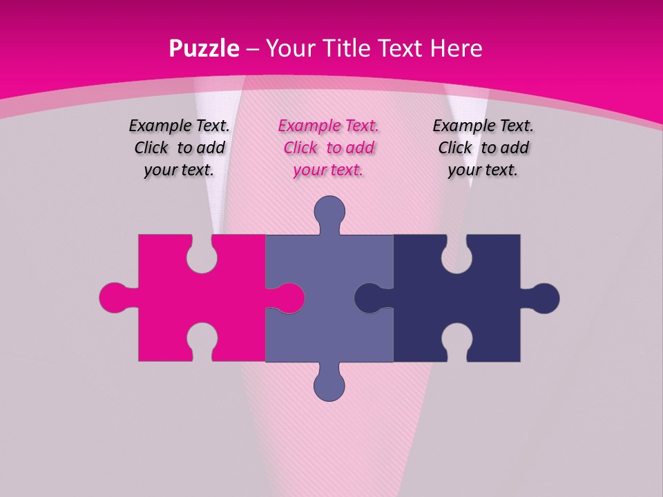 Necktie Pink PowerPoint Template