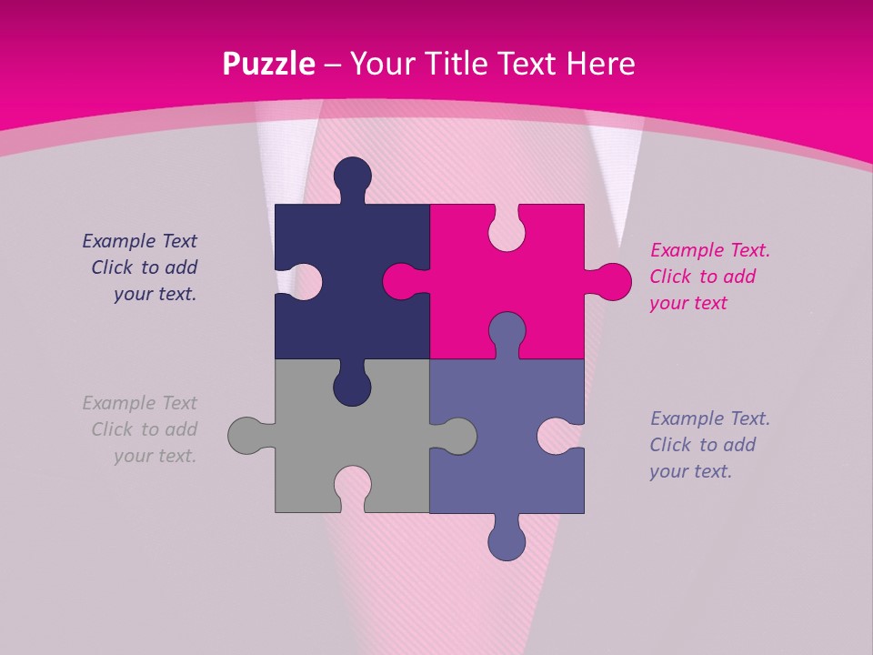 Necktie Pink PowerPoint Template