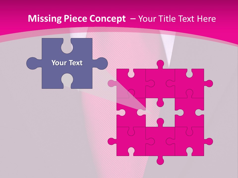 Necktie Pink PowerPoint Template
