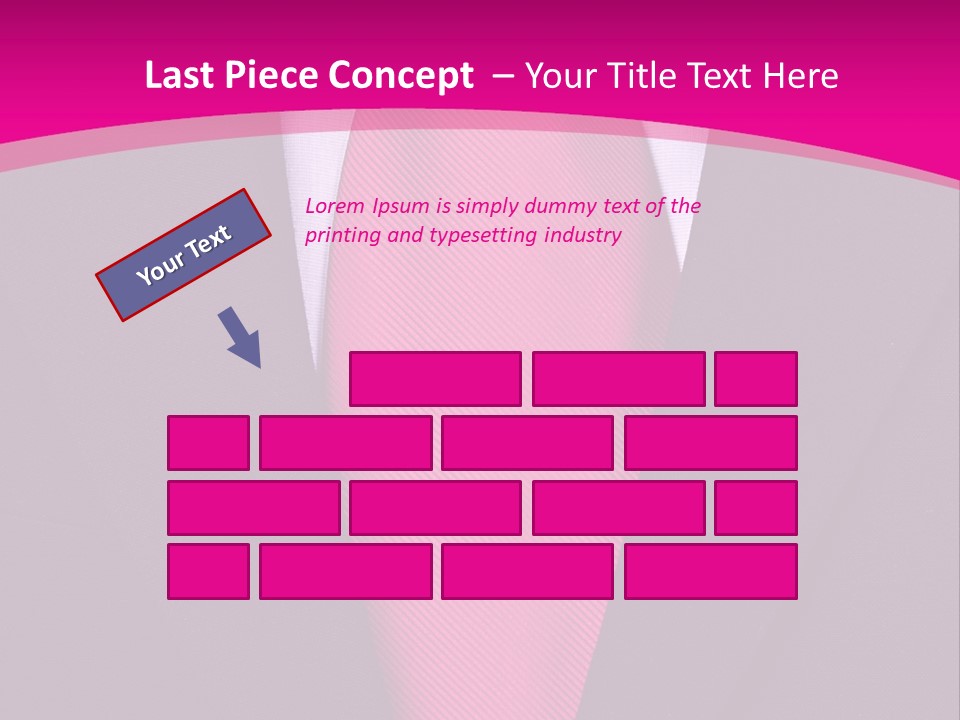 Necktie Pink PowerPoint Template