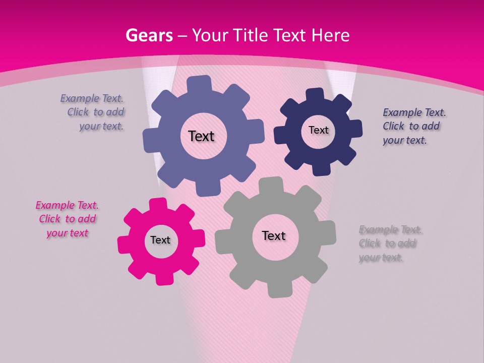 Necktie Pink PowerPoint Template