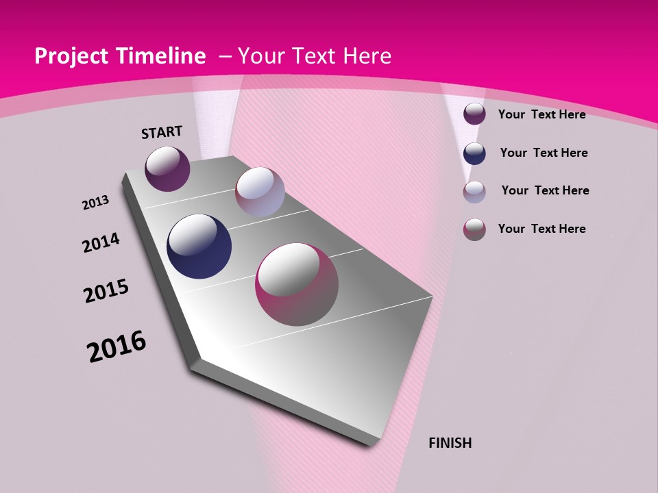 Necktie Pink PowerPoint Template