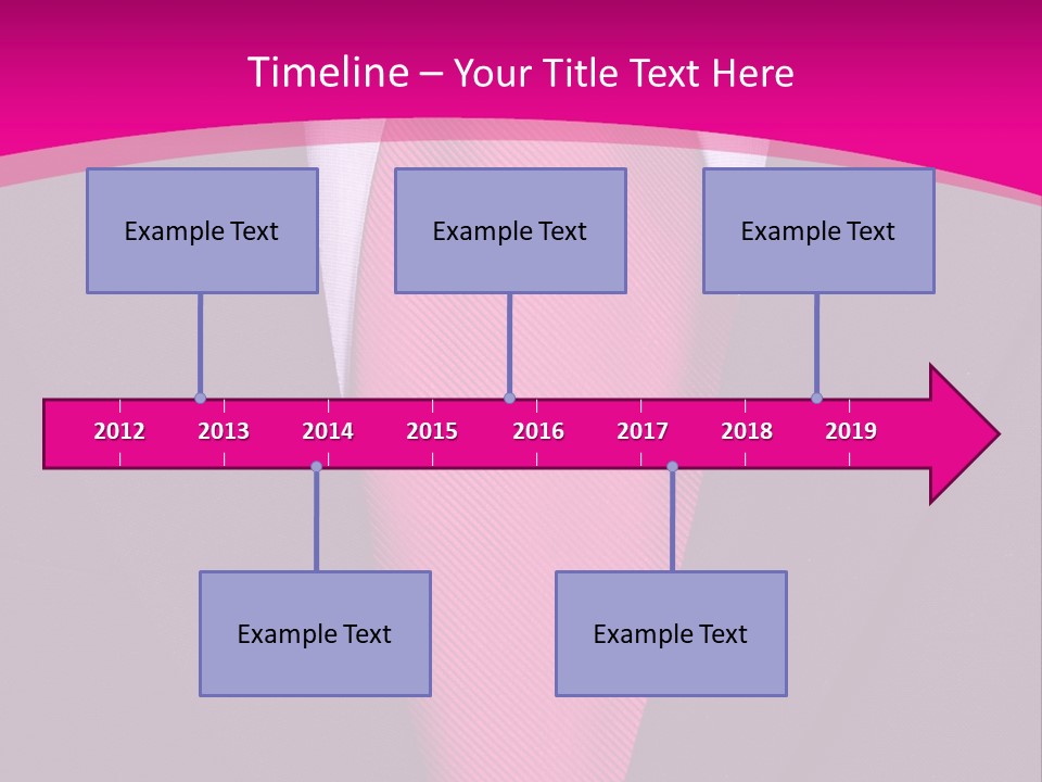 Necktie Pink PowerPoint Template