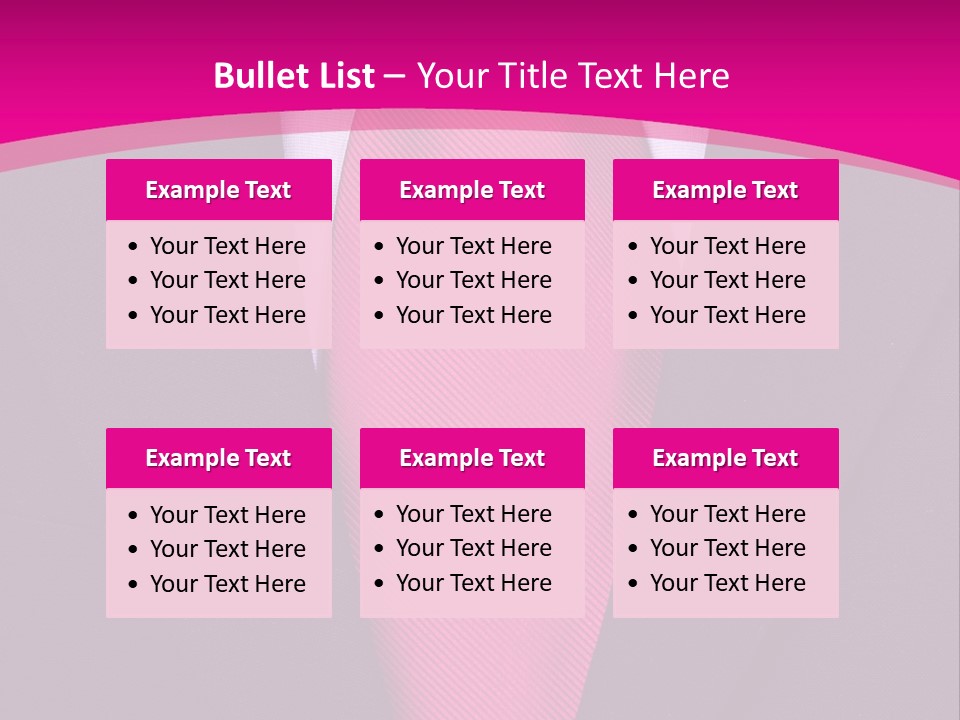 Necktie Pink PowerPoint Template