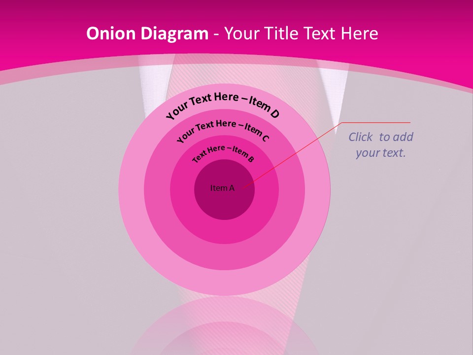 Necktie Pink PowerPoint Template