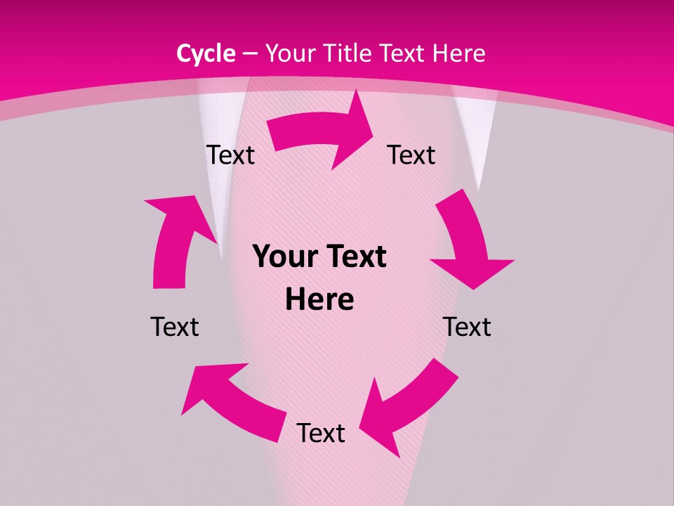 Necktie Pink PowerPoint Template