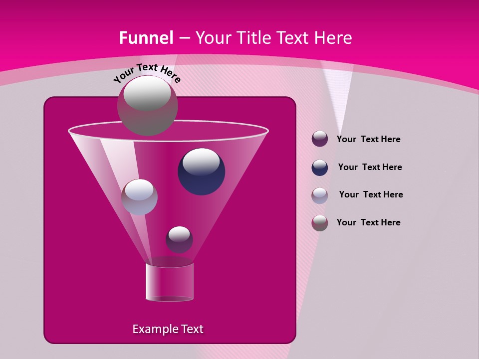 Necktie Pink PowerPoint Template