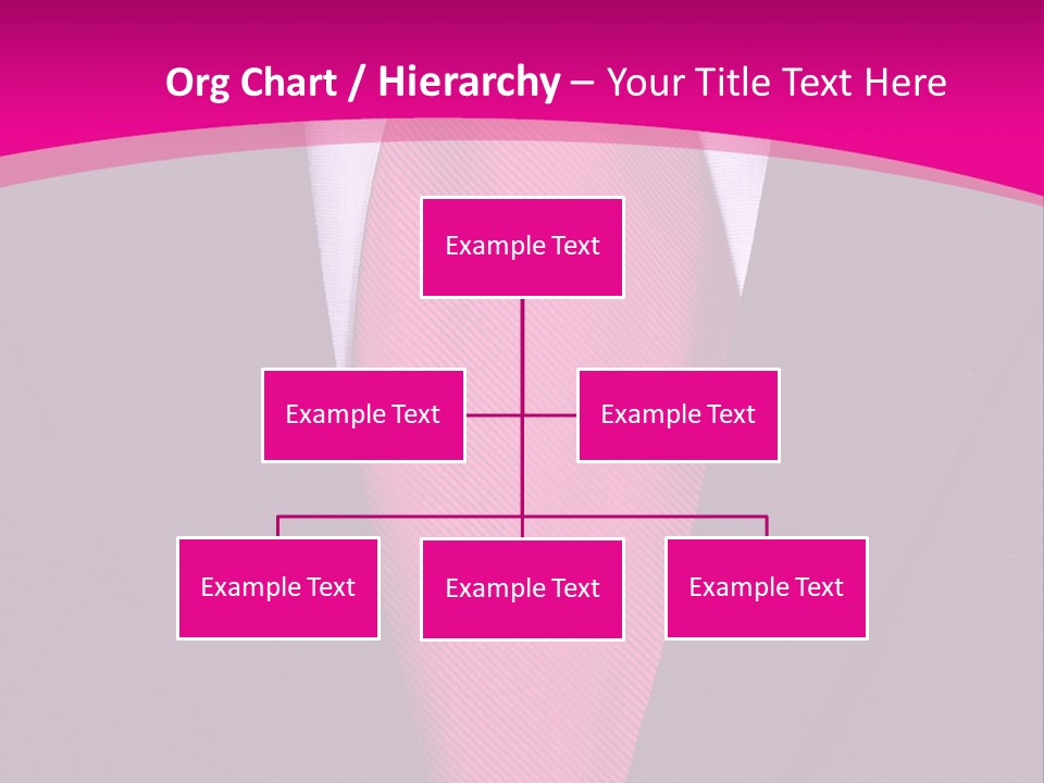 Necktie Pink PowerPoint Template