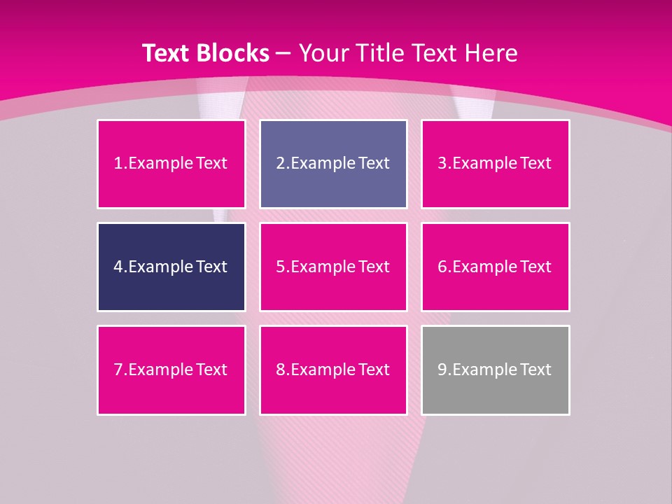 Necktie Pink PowerPoint Template