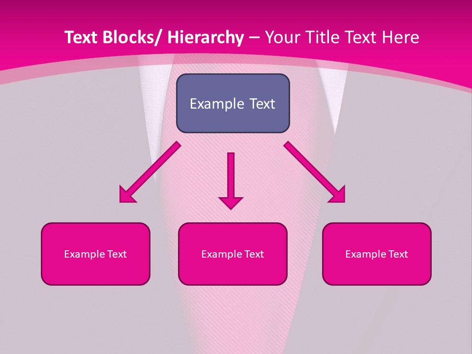 Necktie Pink PowerPoint Template