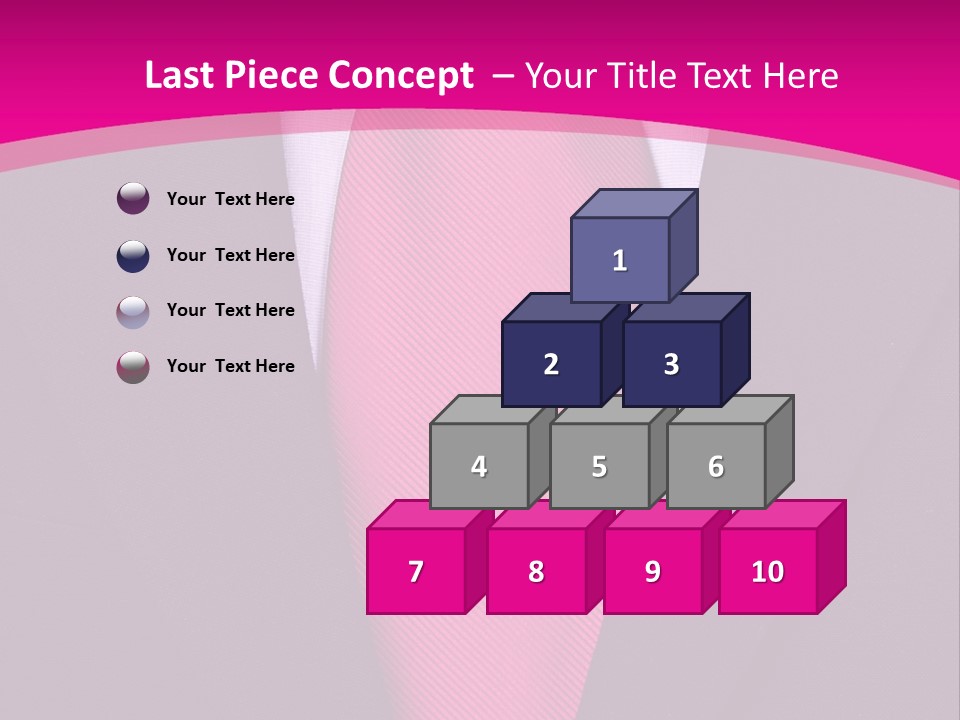 Necktie Pink PowerPoint Template