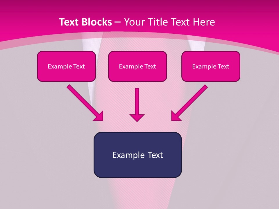 Necktie Pink PowerPoint Template