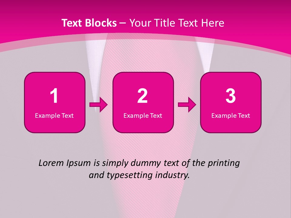 Necktie Pink PowerPoint Template