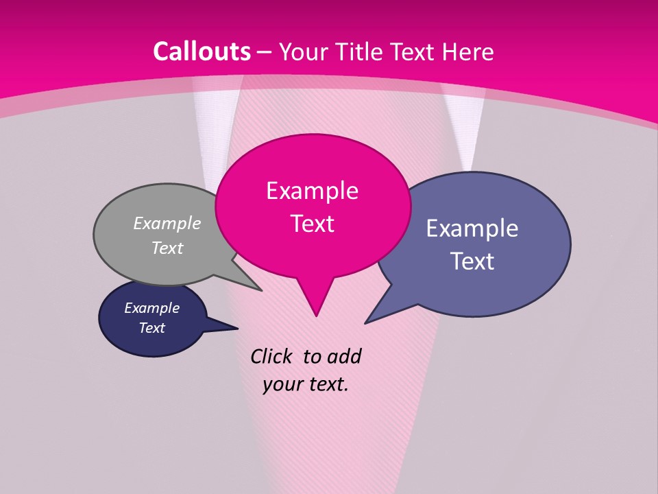 Necktie Pink PowerPoint Template