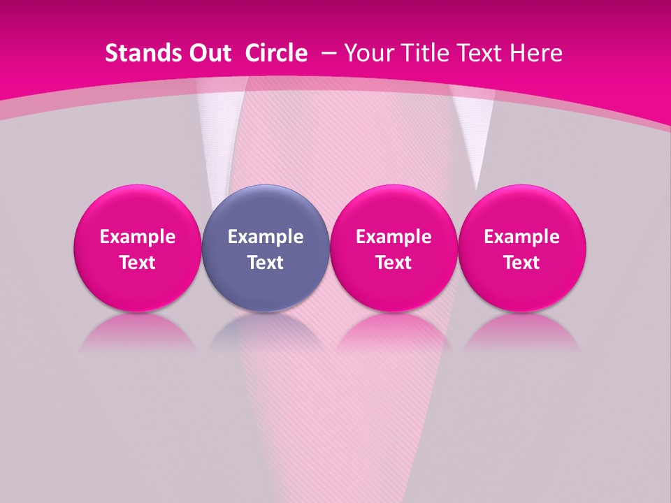 Necktie Pink PowerPoint Template
