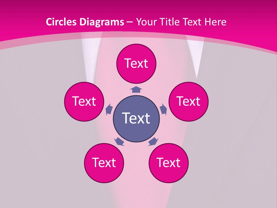 Necktie Pink PowerPoint Template