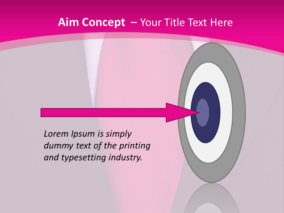 Necktie Pink PowerPoint Template