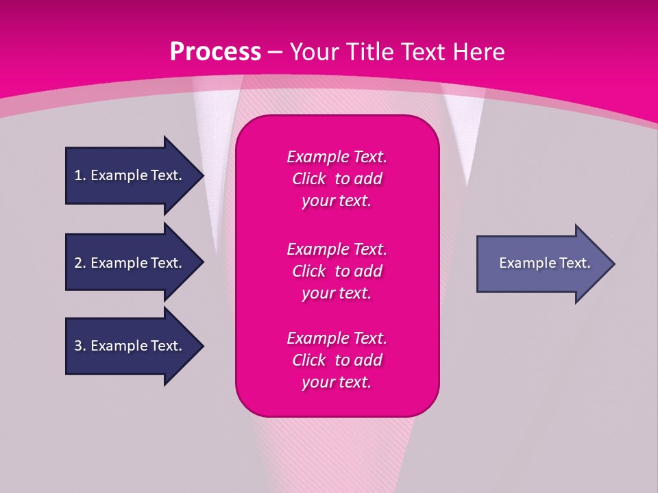 Necktie Pink PowerPoint Template