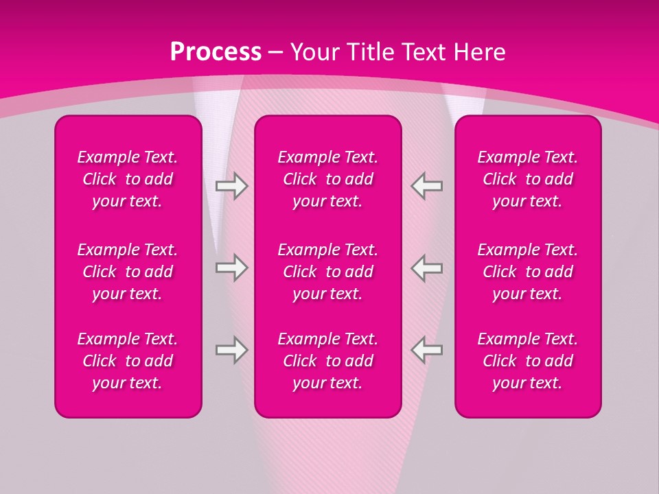 Necktie Pink PowerPoint Template