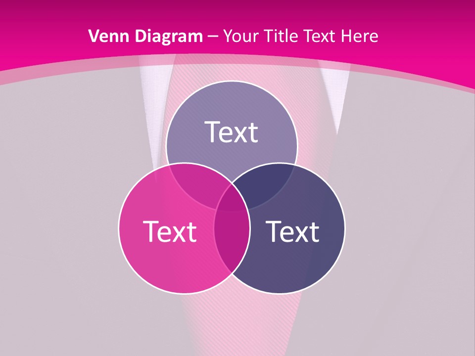 Necktie Pink PowerPoint Template