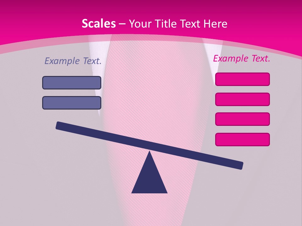 Necktie Pink PowerPoint Template